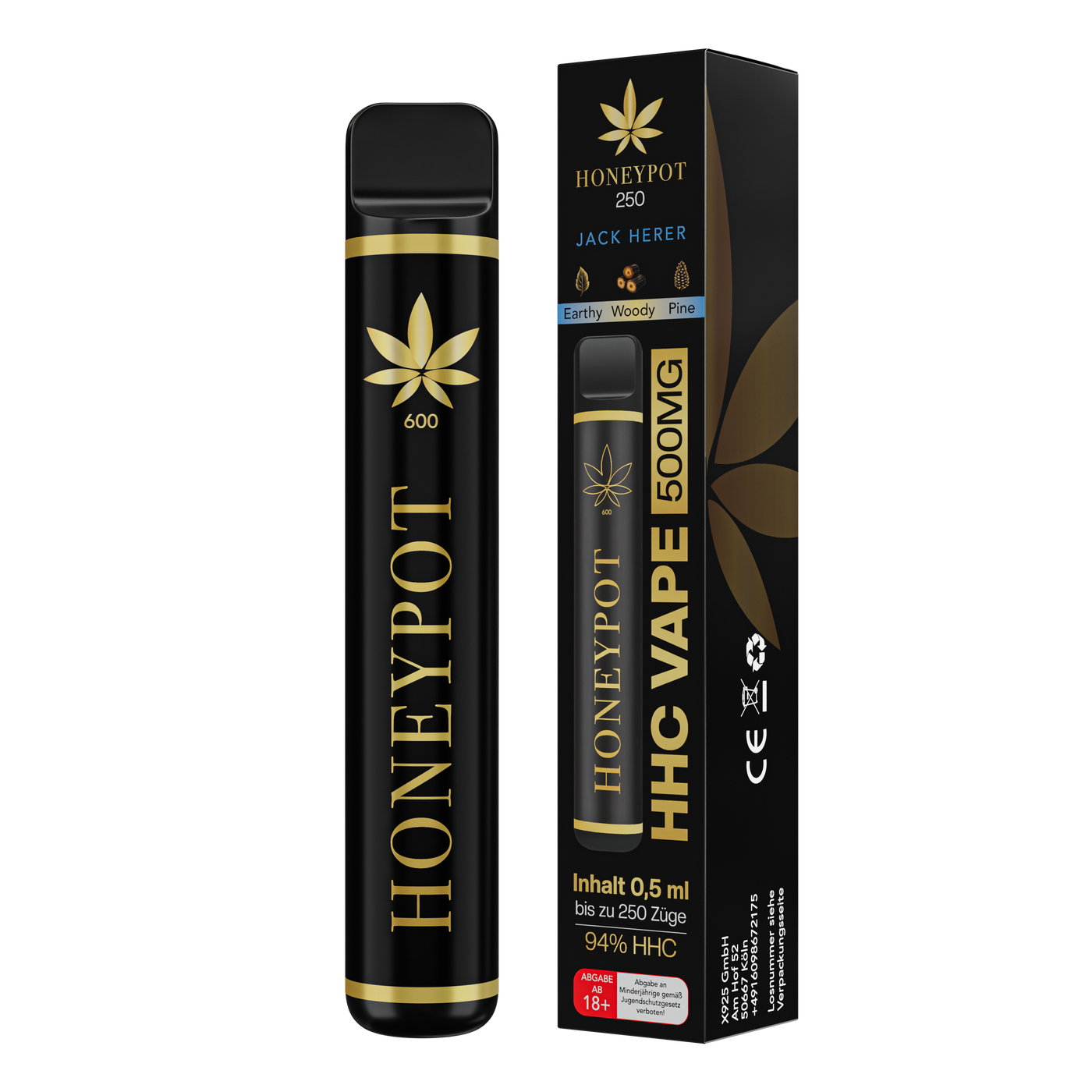 HHC Vape 94% / 6% Californian terpenes