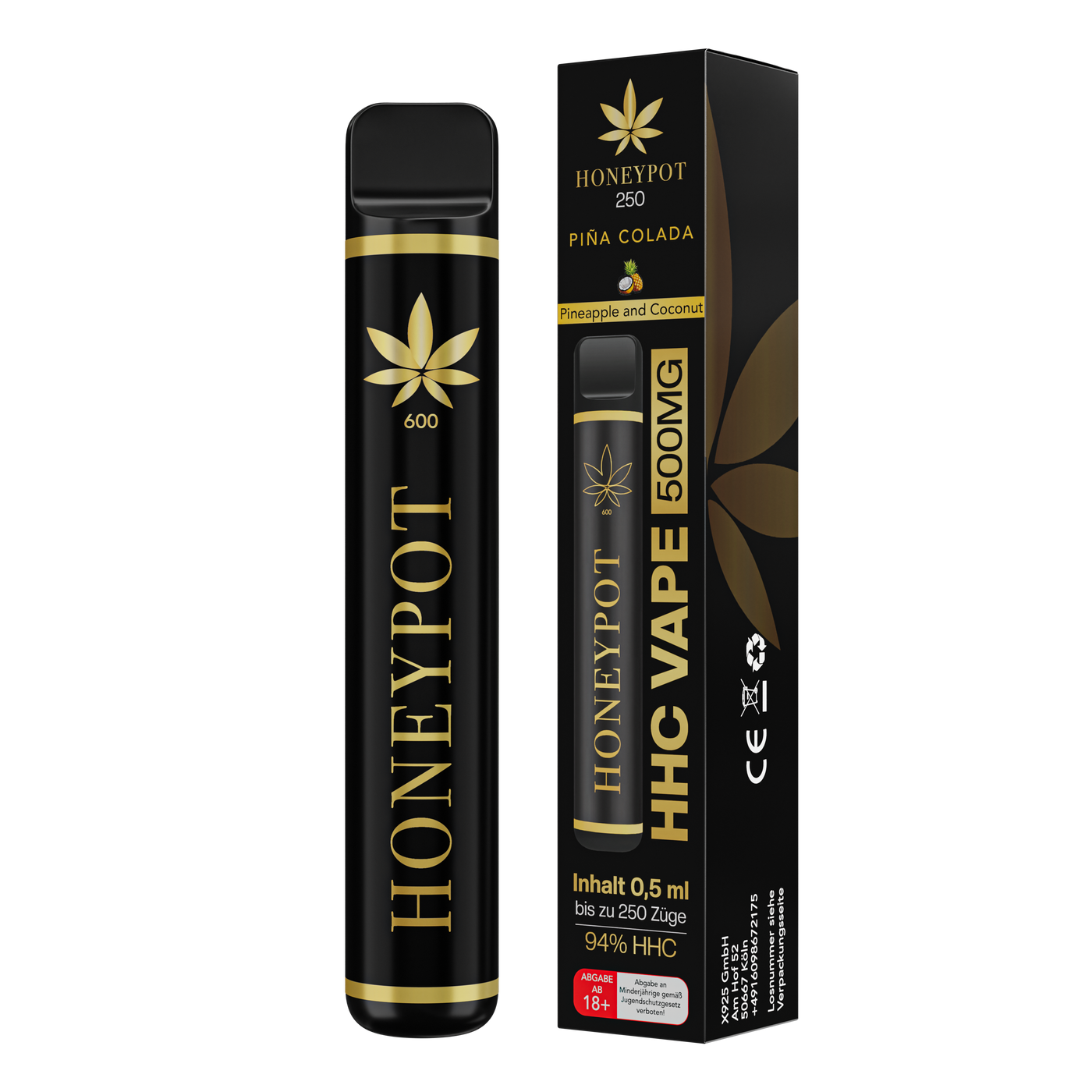 HHC Vape 94% / 6% Californian terpenes